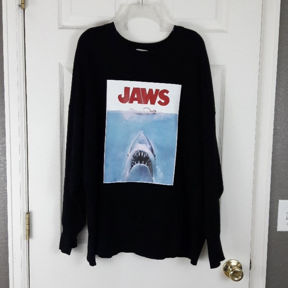 Zara Knit Jaws Movie Graphic Oversized 